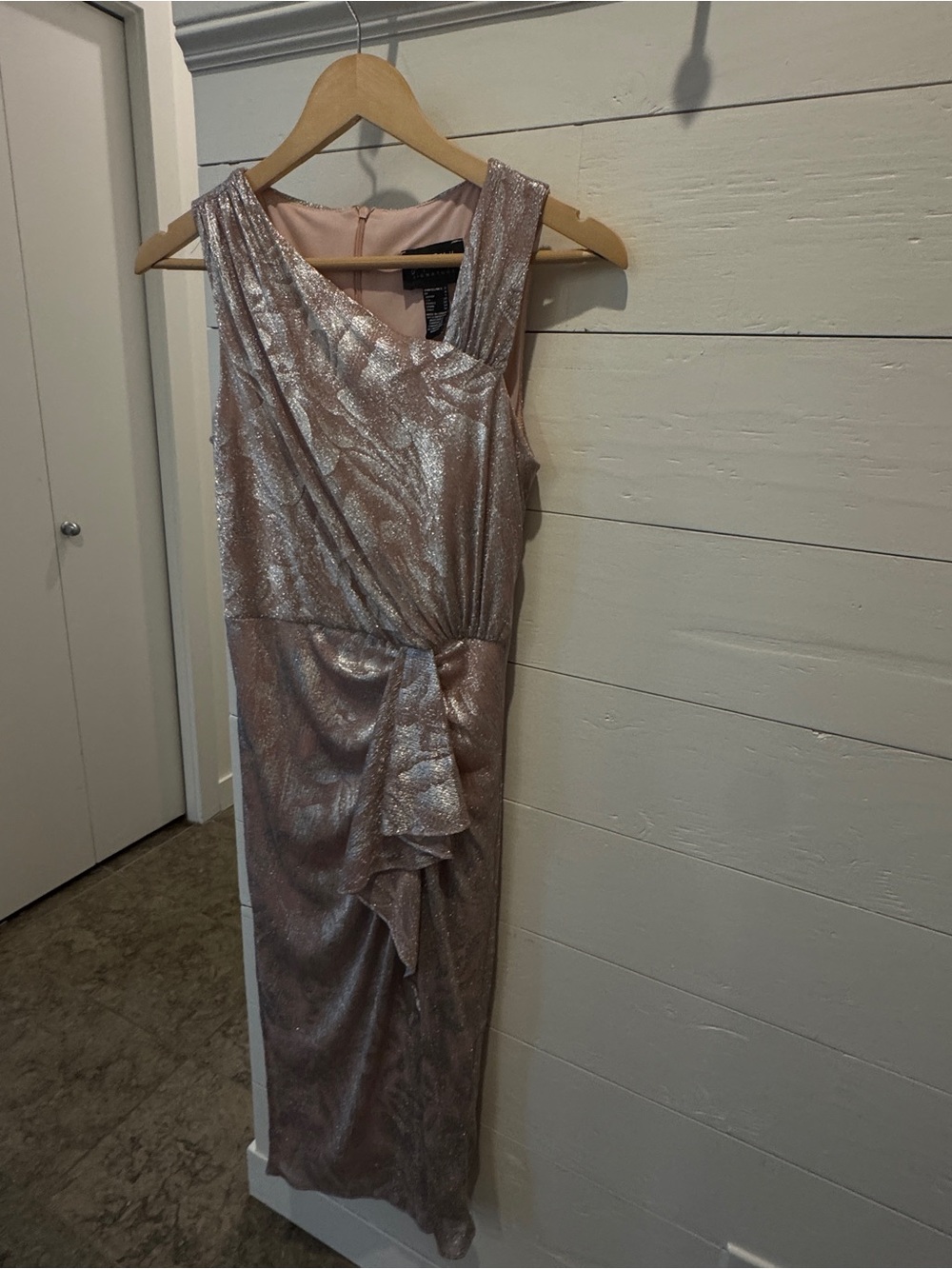 Joseph Ribkoff Signature Metallic Evening Dress Size 2